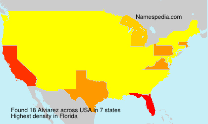 Surname Alviarez in USA Surname Alviarez in USA