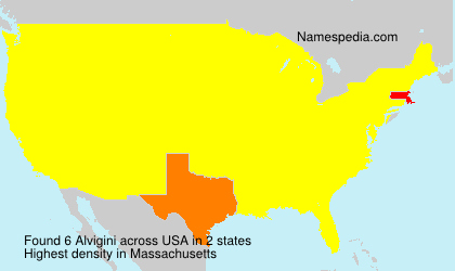 Surname Alvigini in USA Surname Alvigini in USA