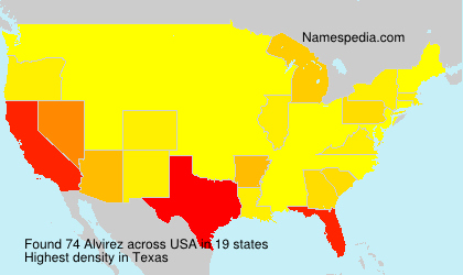 Surname Alvirez in USA Surname Alvirez in USA
