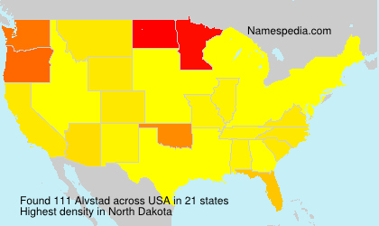 Surname Alvstad in USA Surname Alvstad in USA