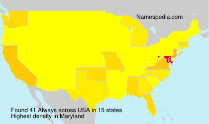 Surname Always in USA Surname Always in USA