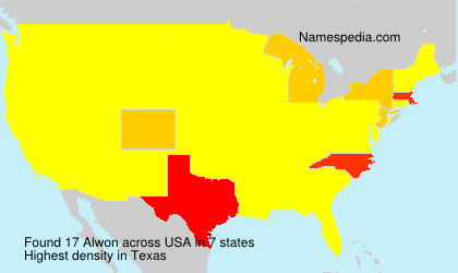 Surname Alwon in USA Surname Alwon in USA