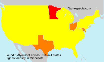 Surname Alyoussef in USA Surname Alyoussef in USA