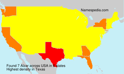 Surname Alzar in USA Surname Alzar in USA