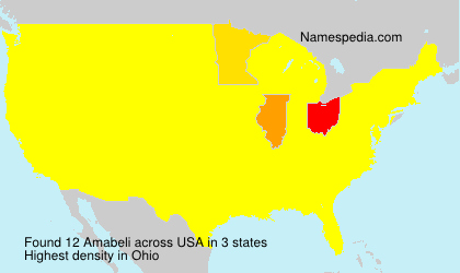 Surname Amabeli in USA