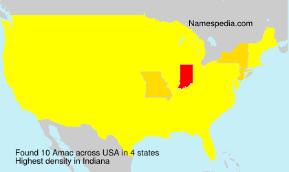 Surname Amac in USA