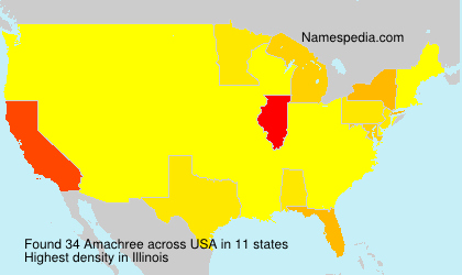 Surname Amachree in USA