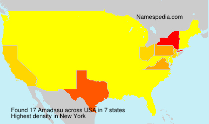 Surname Amadasu in USA