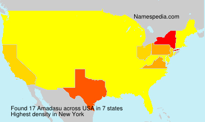 Surname Amadasu in USA Surname Amadasu in USA