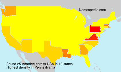 Surname Amadee in USA