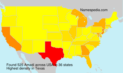 Surname Amadi in USA