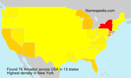 Surname Amadori in USA