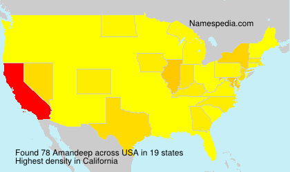 Surname Amandeep in USA