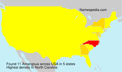 Surname Amangoua in USA Surname Amangoua in USA