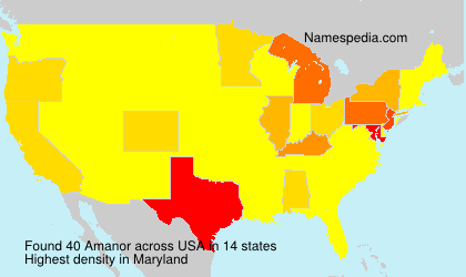 Surname Amanor in USA Surname Amanor in USA