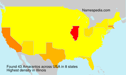 Surname Amarantos in USA Surname Amarantos in USA