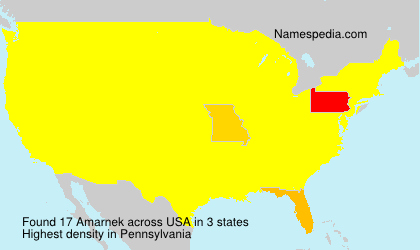 Surname Amarnek in USA Surname Amarnek in USA