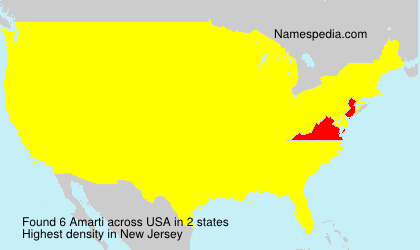 Surname Amarti in USA Surname Amarti in USA
