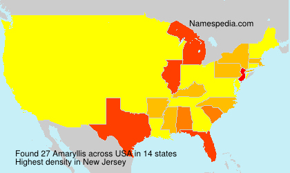 Surname Amaryllis in USA Surname Amaryllis in USA