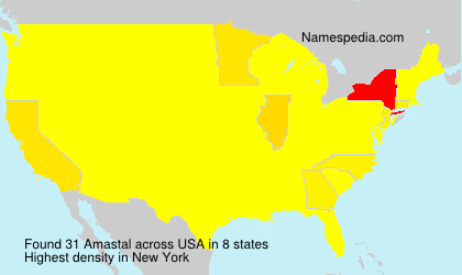 Surname Amastal in USA Surname Amastal in USA