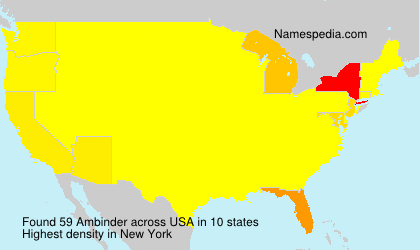 Surname Ambinder in USA Surname Ambinder in USA