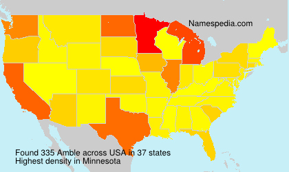 Surname Amble in USA Surname Amble in USA