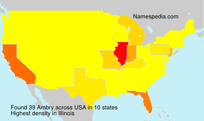 Surname Ambry in USA Surname Ambry in USA