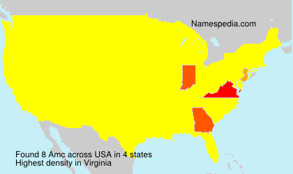 Surname Amc in USA Surname Amc in USA