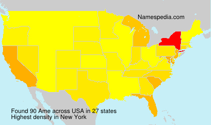 Surname Ame in USA Surname Ame in USA