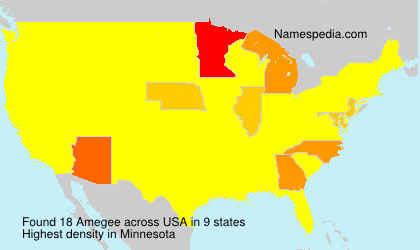 Surname Amegee in USA Surname Amegee in USA