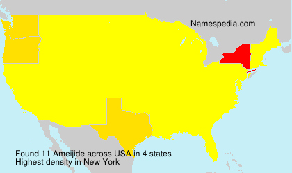 Surname Ameijide in USA Surname Ameijide in USA