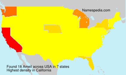 Surname Ameil in USA Surname Ameil in USA