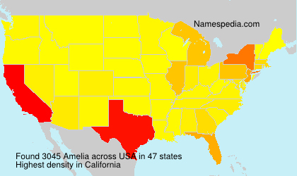 Surname Amelia in USA Surname Amelia in USA