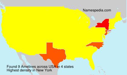 Surname Amelines in USA Surname Amelines in USA