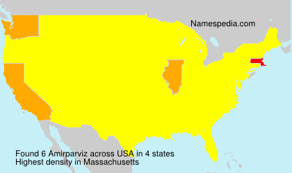 Surname Amirparviz in USA Surname Amirparviz in USA