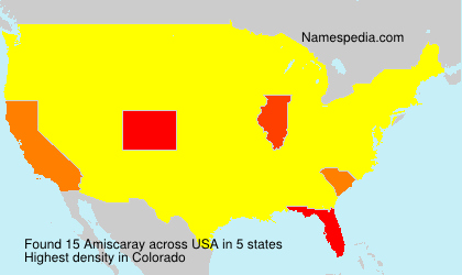 Surname Amiscaray in USA Surname Amiscaray in USA
