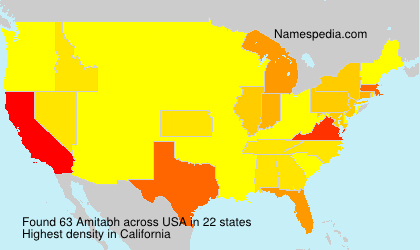 Surname Amitabh in USA Surname Amitabh in USA