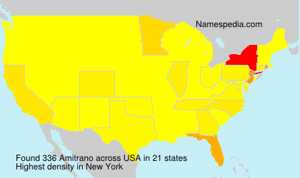 Surname Amitrano in USA Surname Amitrano in USA