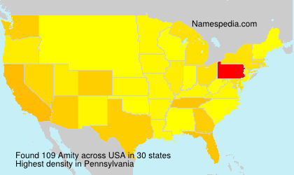 Surname Amity in USA Surname Amity in USA
