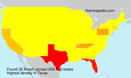 Surname Amleh in USA Surname Amleh in USA