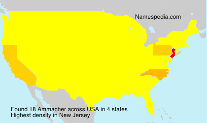 Surname Ammacher in USA Surname Ammacher in USA