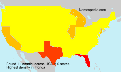 Surname Ammiel in USA
