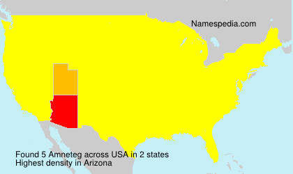 Surname Amneteg in USA Surname Amneteg in USA