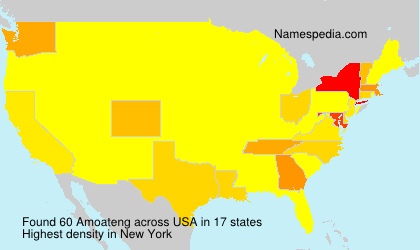 Surname Amoateng in USA Surname Amoateng in USA