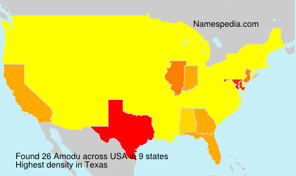 Surname Amodu in USA Surname Amodu in USA