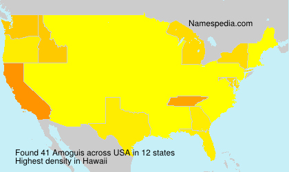Surname Amoguis in USA Surname Amoguis in USA