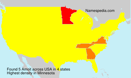 Surname Amoit in USA Surname Amoit in USA
