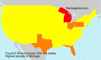Surname Amoud in USA Surname Amoud in USA
