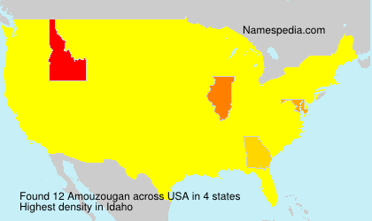 Surname Amouzougan in USA Surname Amouzougan in USA