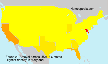 Surname Amoyal in USA Surname Amoyal in USA